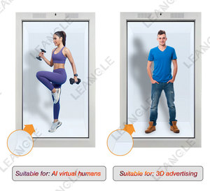 11.6-86 Inch Indoor 3D Interactive Video Holographic Touch Screen <b>Box</b> Lcd Transparent Holobox Display Cabinet Showcase 3d Digita - Product Image 2