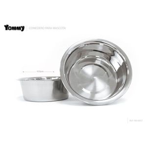 Ciotola per animali domestici Yommy in acciaio inossidabile da 21 cm per cani e gatti - Product Image 2