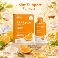 Boisson liquide OKTW pour le soutien des articulations, glucosamine, chondroïtine, vitamine C, saveur orange, favorise le confort des articulations, complément alimentaire liquide