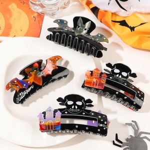 Pinzas para el Cabello Divertidas para Fiestas de Halloween, Pinzas para el Cabello con Estampado de Fantasma y Araña, Accesorios Festivos para el Cabello - Product Image 5