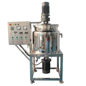 Mixer elektromagenizer geser tinggi 1000L, Losion kosmetik, mesin emulsifikasi termogenisasi cair dengan disinfektan sabun cair