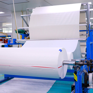 Rouleau de <span class=keywords><strong>tissu</strong></span> non tissé Spunlace en viscose, polyester, coton, bambou, lyocell, fibre végétale de banane, personnalisable en poids et en matière - Product Image 6