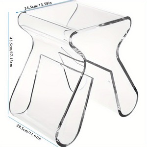 ชั้นวางหนังสือข้างเตียงอะคริลิคโต๊ะกาแฟขนาดเล็กโต๊ะข้างเตียงโซฟาใช้ในครัวเรือนม้านั่งเดี่ยวกันน้ำมันดีไซน์มินิมอล - Product Image 1