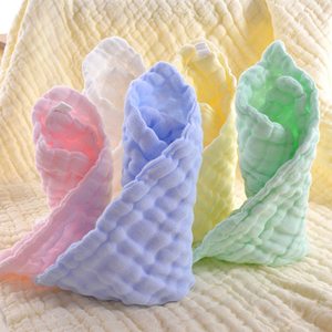 Sky-Touch cotton hữu cơ tự nhiên bé khăn lau và khăn mềm trẻ sơ sinh sử dụng nhà Muslin vuông cho trẻ sơ sinh - Product Image 6