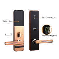 Sistema de Gestión Hotelera YGS, Control Móvil de Cerraduras de Puertas, Sistema de Tarjetas de Habitación, Cerradura Inteligente para Puertas, Cerradura de Puerta sin Llave para Hotel