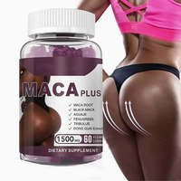 Gummies OEM Maca Plus 1500mg – Amplificateur de Volume des Fesses avec Racine de Maca Noire et Soutien Multivitaminé pour des Fesses Volumineuses – Marque Privée