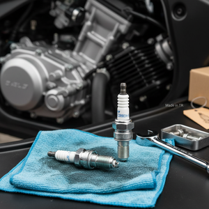BUJ CR9EH-9 2012-2019 Daelim S3 Advance 250 Bougies d'allumage Premium Fabriquées en TR - Product Image 3