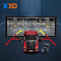 XYD kamera dasbor mobil layar ganda 1080p, kamera belakang nirkabel Carplay Dvr Android Auto dasbor mobil navigasi Gps