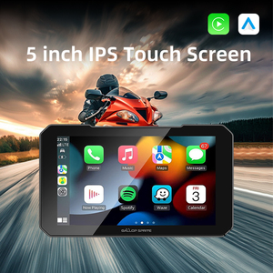 IP67 không thấm nước 5 inch Xe Máy hiển thị không dây Carplay & Android Auto <span class=keywords><strong>GPS</strong></span> cảm ứng màn hình - Product Image 6