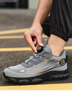 <span class=keywords><strong>Chaussures</strong></span> <span class=keywords><strong>de</strong></span> <span class=keywords><strong>sécurité</strong></span> pour hommes à embout en acier à fermeture automatique, baskets indestructibles, <span class=keywords><strong>chaussures</strong></span> <span class=keywords><strong>de</strong></span> travail pour l'industrie et la construction - Product Image 1