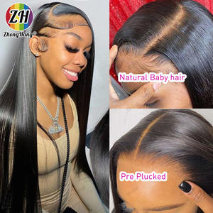 Wig Rambut Asli Brasil 250 Density 40 Inch HD Deep <span class=keywords><strong>Wave</strong></span> Lace Front 13x4 Lace Front Human Hair Kinky Straight Jerry Curl Natural <span class=keywords><strong>Wave</strong></span> - Product Image 4