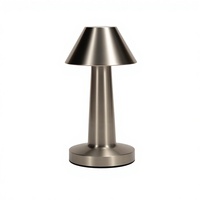 Lampe de table portable à design nordique avec variateur tactile rechargeable, lampe de nuit LED moderne sans fil, lampe de bureau à 3 couleurs pour la lecture