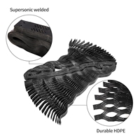 Grille géocellulaire en HDPE pour la stabilisation des sols, la construction de murs de soutènement, stabilisateur de gravier, géogrille, grille de mur de soutènement