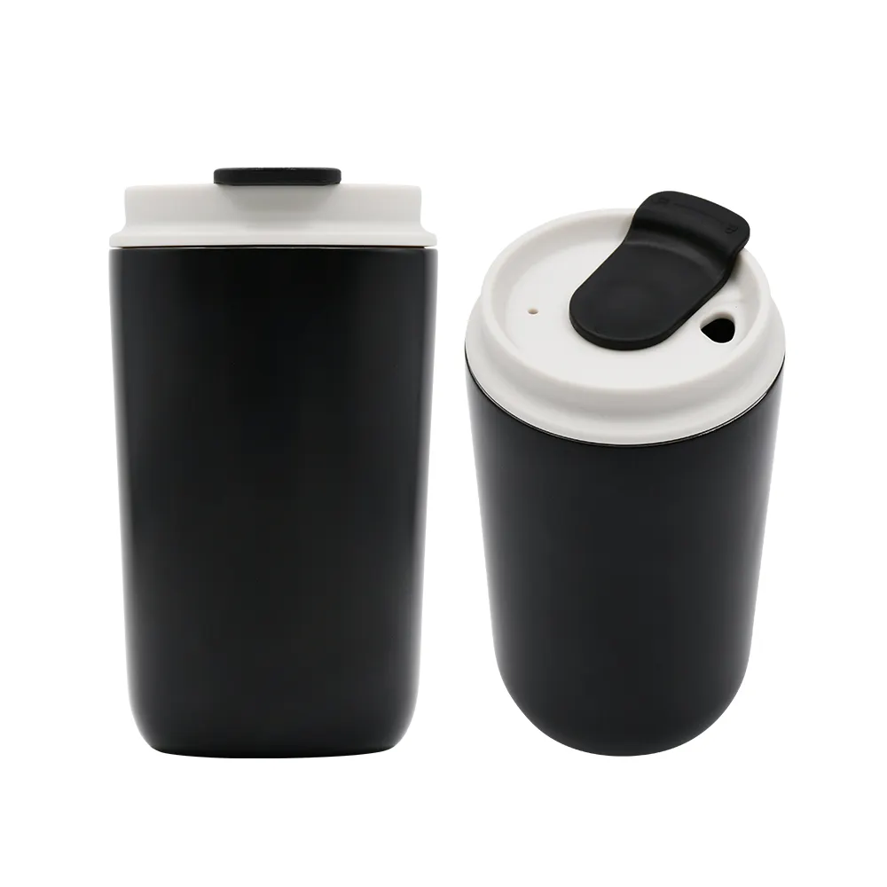 Promotion 12oz reusable insulated double wall stainless steel coffee cup mugs