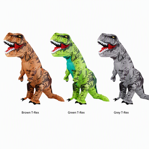 Costume de dinosaure gonflable pour enfant, T-Rex, pour fête d'Halloween, cosplay amusant, avec ventilateur à piles, taille unique, convient à la plupart des enfants - Product Image 3