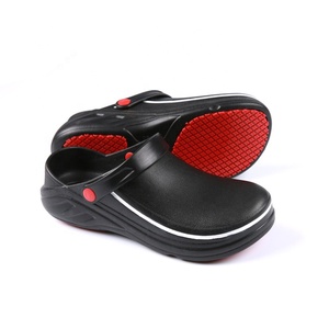 <span class=keywords><strong>Chaussures</strong></span> de chef noires antidérapantes résistantes à l'huile en EVA souple légères et élégantes sans lacets <span class=keywords><strong>pour</strong></span> hommes, idéales <span class=keywords><strong>pour</strong></span> le travail en cuisine - Product Image 5