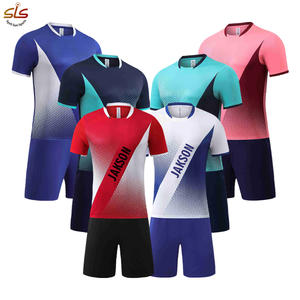 Full-Size Futebol Camisa Shorts Poliéster Futebol Jersey Top Kit Nome Logo Impressão Unisex Futebol Treinamento Camisetas De Futbol - Product Image 1