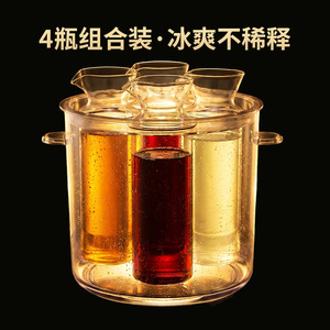 Ensemble chauffe-vin Twin Swords en PP transparent, résistant aux chutes, pour service de boissons domestiques, avec tasses et pot - Product Image 5