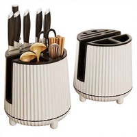 Support roulant pour couteaux et accessoires de cuisine, ensemble de rangement pour ustensiles de cuisine
