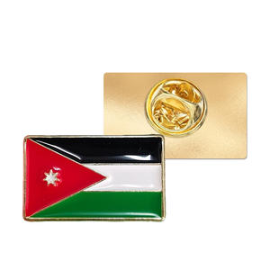 Insignias con el Emblema de Jordania, Pines de Metal Esmaltados Personalizados, Recuerdos de Aleación de Oriente Medio, Desierto, Golfo, Viajes y Turismo - Product Image 3