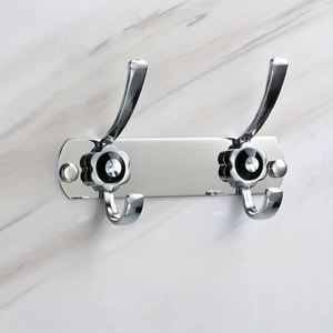 Multifunctional Stainless Steel Eco-Friendly Wall Mounted Row <b>Hooks</b> <b>Towel</b> <b>Hooks</b> Clothes Bathroom Kitchen Seamless Nail-Free Coat - Product Image 3