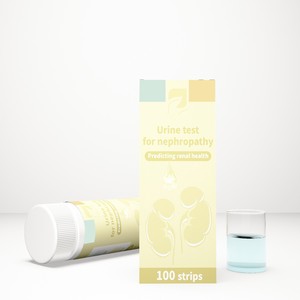 Tiras Reactivas de Orina para <span class=keywords><strong>la</strong></span> Relación Creatinina a Microalbumina (ACR) para Análisis de Orina en Casa, para <span class=keywords><strong>la</strong></span> Detección de Enfermedades Renales - Product Image 2