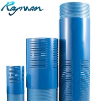 Tuyau d'irrigation agricole en PVC bleu, tubes en plastique pour puits profonds, tuyaux de forage fiables pour le renforcement des puits
