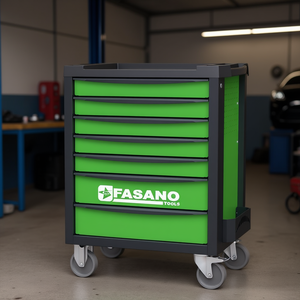 Fasano <b>Tools</b> 7 Drawer <b>Tool</b> <b>Cart</b> With Wheels <b>For</b> Auto Repair - Product Image 3