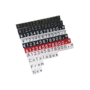 Combinación ajustable ABS Dólar <span class=keywords><strong>Euro</strong></span> Libra <span class=keywords><strong>Precio</strong></span> Numeral Cubos Kit <span class=keywords><strong>Precio</strong></span> Etiqueta Plástico Joyería <span class=keywords><strong>Precio</strong></span> Etiqueta - Product Image 1