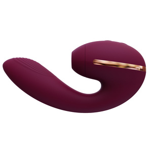 Vibratore a Doppia Funzione con Aspirazione e Riscaldamento - Massaggiatore <span class=keywords><strong>Clitorideo</strong></span> per Donne - Product Image 1