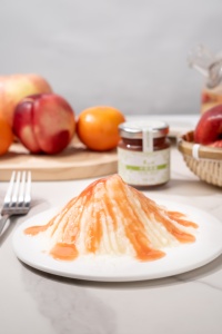 Ingrédients OEM ODM de thé à bulles 120g de crème glacée à <span class=keywords><strong>la</strong></span> <span class=keywords><strong>confiture</strong></span> de fruits <span class=keywords><strong>confiture</strong></span> de fruits <span class=keywords><strong>orange</strong></span> pêche pomme en bouteille sans saccharose ajouté - Product Image 4