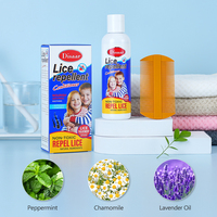 Après-shampoing anti-poux naturel Disaar à la menthe poivrée, soin nourrissant du cuir chevelu, après-shampoing lissant et réparateur