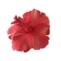 Fleurs Artificielles en Mousse Style Polynésien Hawaïen, Accessoires de Décoration, Hibiscus en EVA pour Mariage et Fête