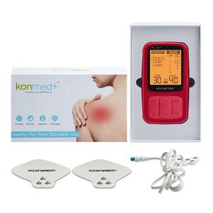 Máquina TENS de terapia de calentamiento cálido de alta/baja temperatura con almohadillas de electrodos de autocalentamiento Estimulador de alivio del dolor artrítico muscular - Product Image 6