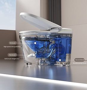 Nouvelle Arrivée - Toilette Intelligente Électronique avec Bidet, Couvercle à Ouverture Automatique, Chasse d'Eau Automatique, Séchage à l'Air Chaud Parfumé, Toilette Intelligente - Product Image 1