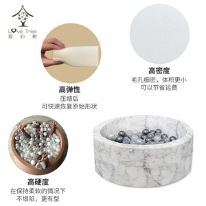 Love Tree Marble <b>Ball</b> Pool 90cm Diameter Indoor Play <b>Pit</b> For Children Toy Fence - Product Image 3
