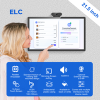 Monitor Táctil IPS Comercial de 21.5 Pulgadas con Pantalla Capacitiva FHD para USB Tipo C, VESA para Terminal Interactivo de Escritorio