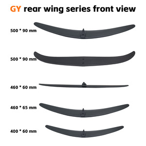 Aileron arrière AXIS Foil Skinny Tail en fibre de carbone pour sports nautiques, stabilisateur de queue, accessoires d'hydrofoil, différentes tailles, universel, noir - Product Image 4