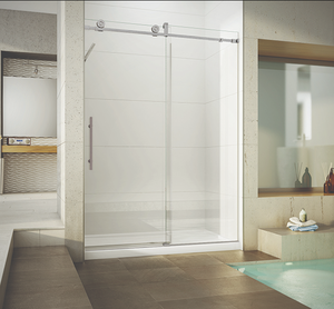 Thiết kế đơn giản phòng tắm vòi sen bao vây 10 mm cửa kính Tủ trượt kính cường lực tắm cabin đi bộ trong phòng tắm - Product Image 1