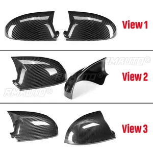 2X ฝาครอบกระจกมองหลังสำหรับ VW สำหรับ VOLKSWAGEN สำหรับกอล์ฟ MK5 2003-2009 ฝาครอบกระจกมองหลังเคสทริมอุปกรณ์เสริมในรถยนต์ - Product Image 2