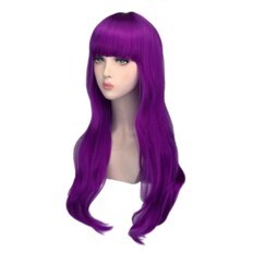 Parrucca viola capelli lunghi onda (11736047) - Product Image 1