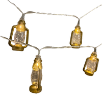 Guirlande lumineuse LED vintage multicolore style lampe à paraffine, créative, pour ambiance de chambre, Noël et décorations féeriques