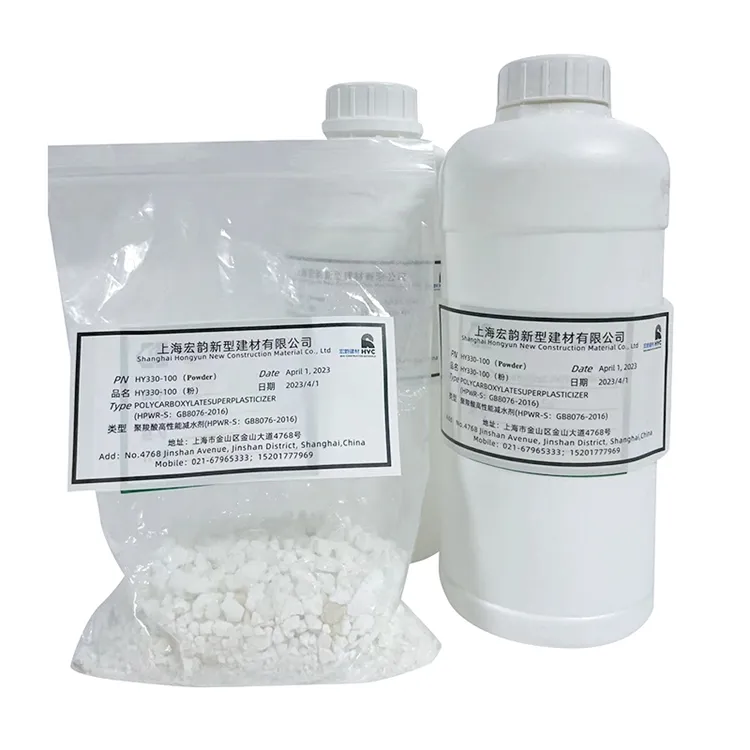 50% cair pengurang air agen Polycarboxylate Ether berbasis Superplasticizer