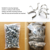 Deux trous U support Tube sangle Clips de Tension M50 304 acier inoxydable sangle de tuyau rigide adapté aux tuyaux de 2 pouces pince de selle