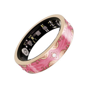 Bague connectée tendance en acier inoxydable, étanche 5 ATM, avec suivi de la fréquence cardiaque, de l'oxygène sanguin, du sommeil et du <span class=keywords><strong>cycle</strong></span> <span class=keywords><strong>menstruel</strong></span>, pour le sport et le fitness, avec étui - Product Image 6