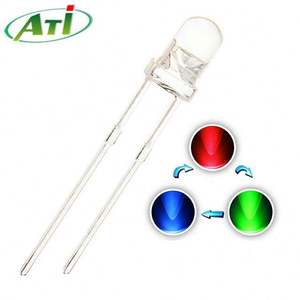 Sản lượng cao tri-màu đỏ-xanh-màu xanh lá cây DC 3V <span class=keywords><strong>3</strong></span> mét <span class=keywords><strong>Led</strong></span> diode với xây dựng trong điện trở - Product Image 1