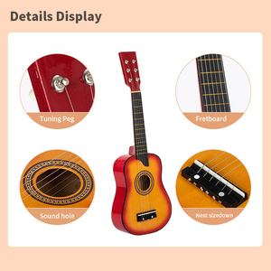 25 Inch 6 String Kids <b>Toy</b> Mini <b>Guitar</b> Children Beginner Practice Acoustic <b>Guitar</b> Musical Instrument Gift - Product Image 2