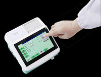 Analyseur de chimie sèche vétérinaire entièrement automatique analyseur de biochimie vétérinaire hba1c poct pcr progesteron machine de test de chien