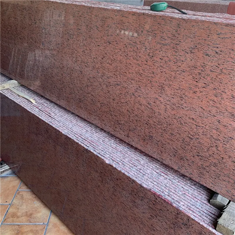 집 벽 클래딩 타일에 대한 미국 레드 저렴한 화강암 슬래브, 도매를위한 동백 핑크 화강암