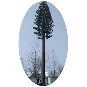 अनुकूलन योग्य 20 मीटर-50 मीटर गैल्वेनाइज्ड स्टील बायोनिक ट्री टावर मोनोपॉल एंटेना कामोफ्लेज्ड दूरसंचार टावर सहायक पेड़ - Product Image 4